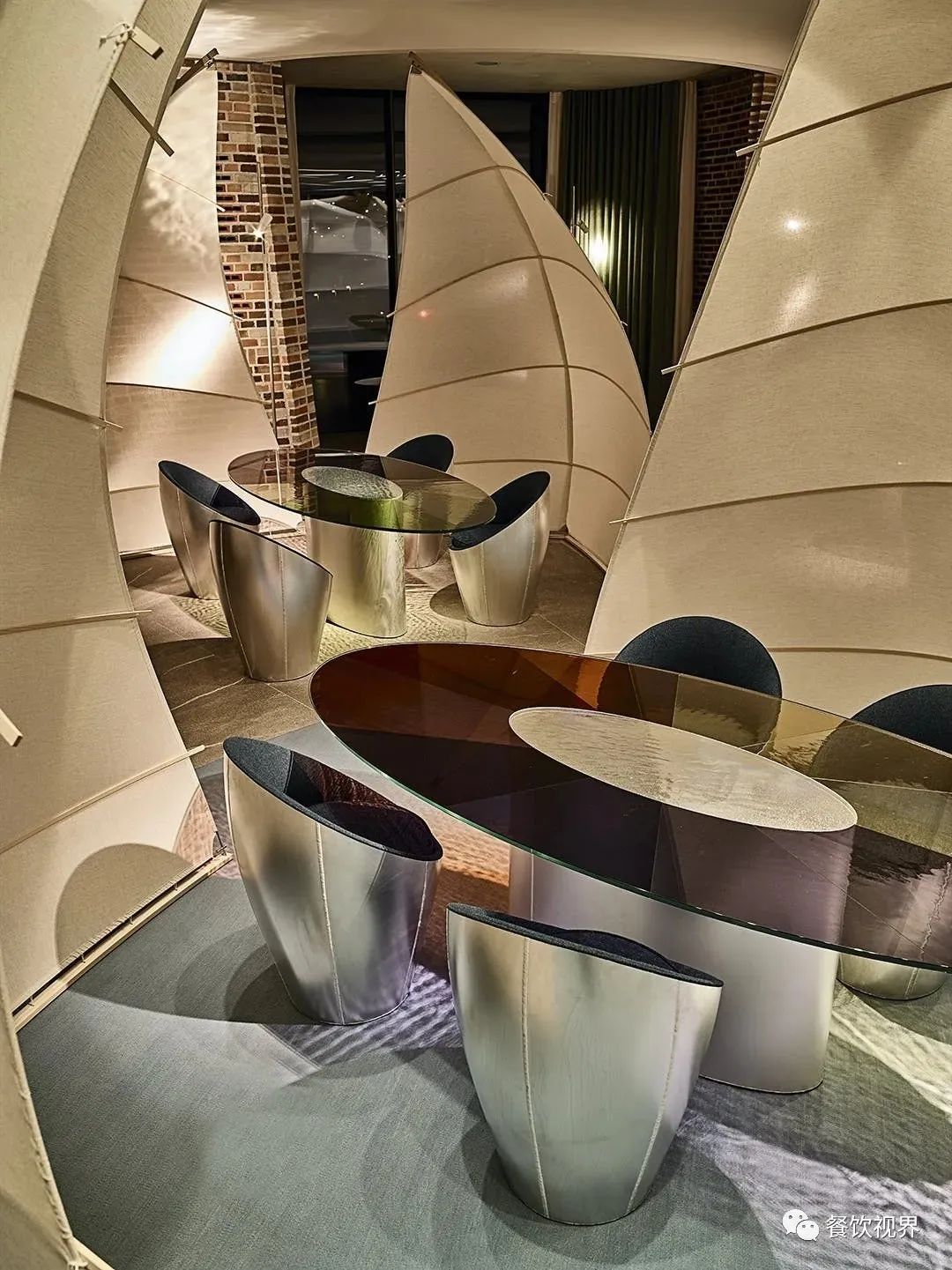 水上帆船餐厅,艺术与现代极简的设计!