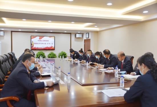 丰满区人民检察院党组理论学习中心组传达学习党的十九届六中全会精神休闲区蓝鸢梦想 - Www.slyday.coM