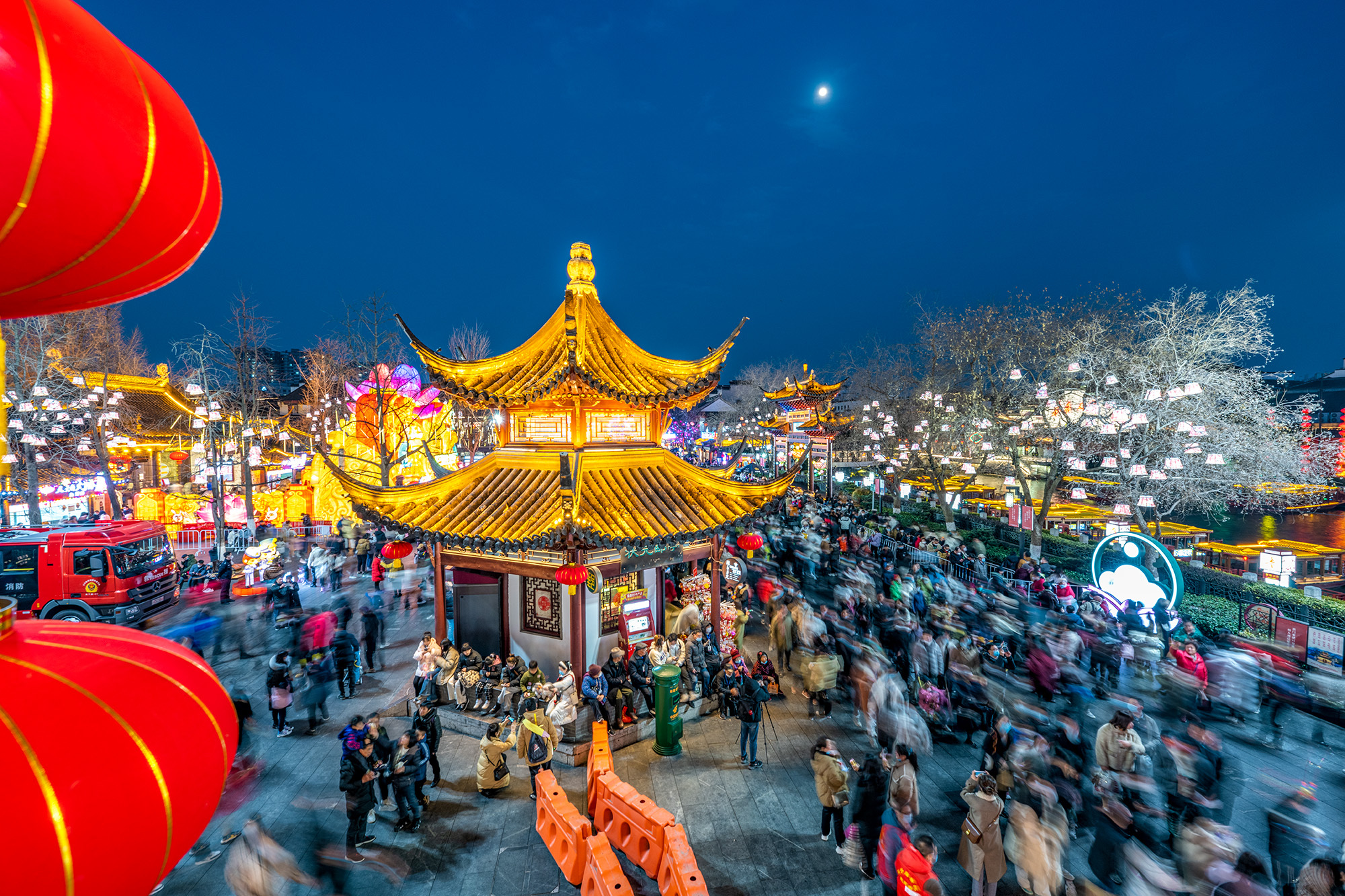 第37届秦淮灯会,南京夫子庙,元宵节快乐__财经头条