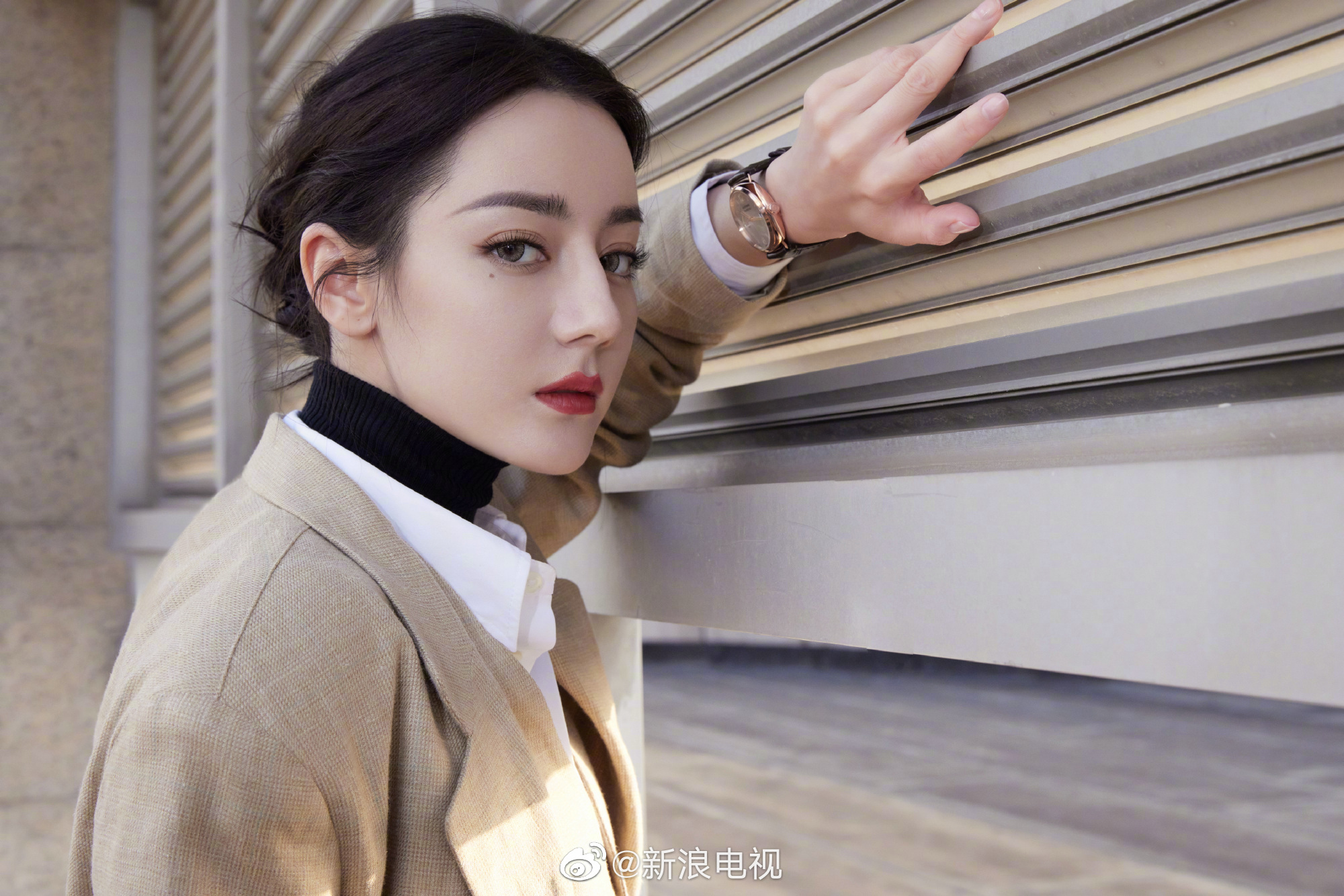 泪痣明星大赏 @dear-迪丽热巴 的泪痣好性感,怼脸五官精致……_高清