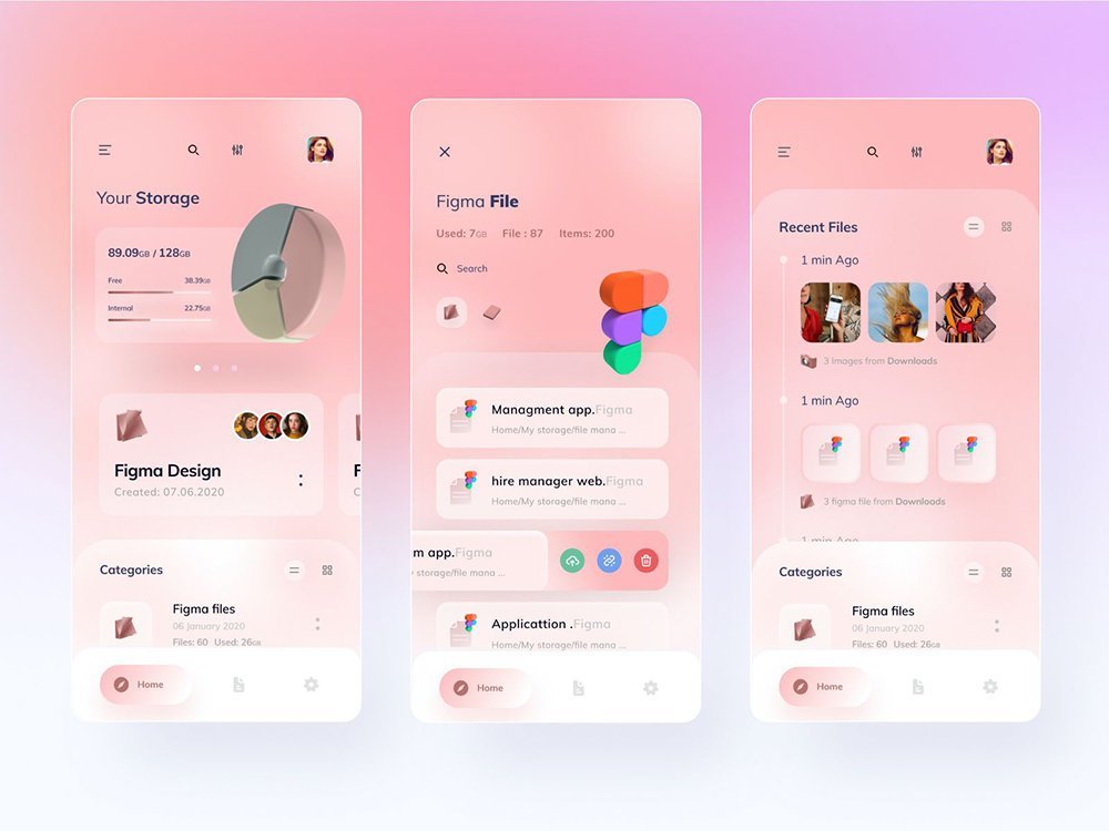 美观实用的文件管理APP界面设计参考|界面设计|文件|管理_新浪新闻
