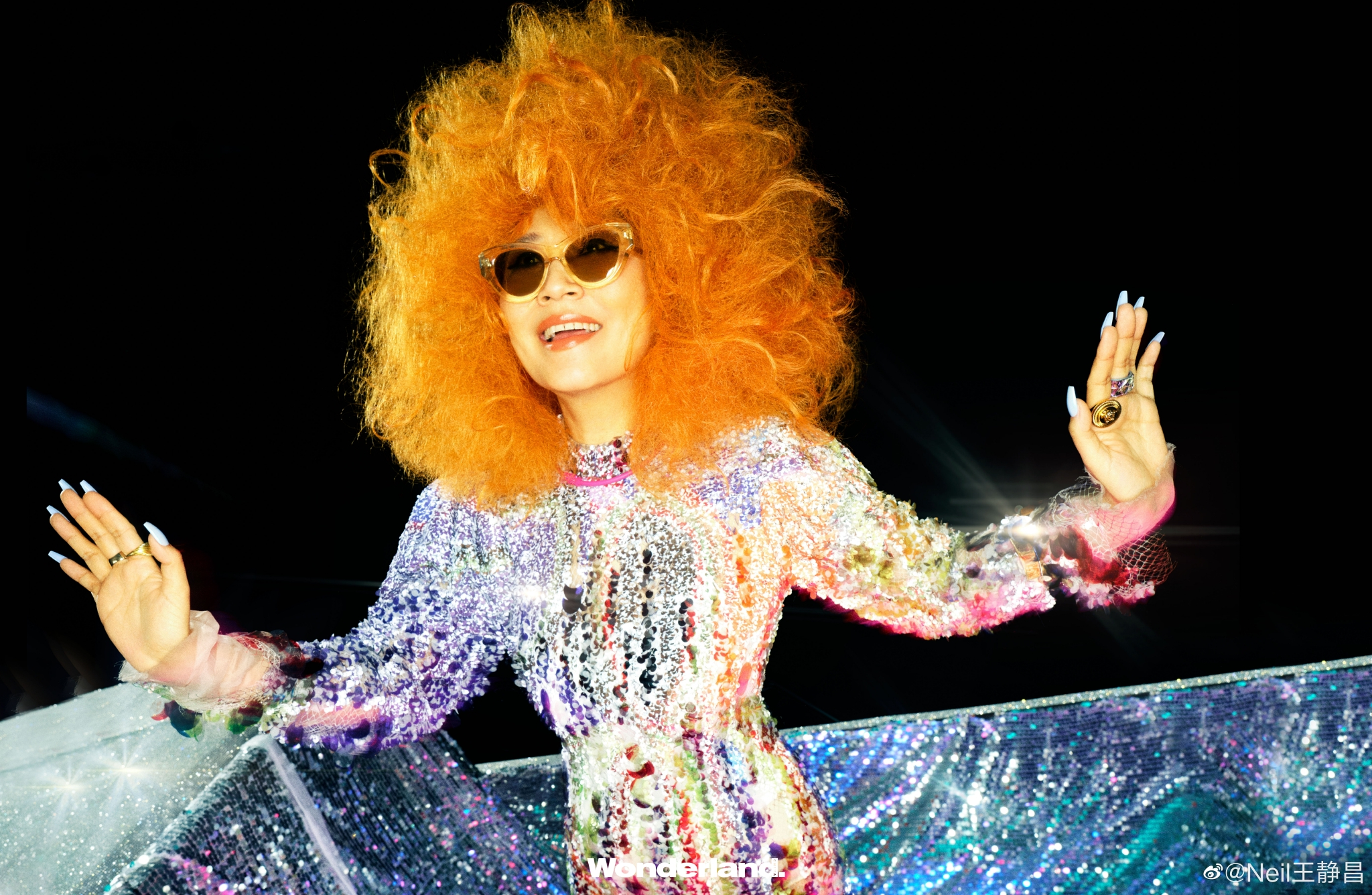 迪斯科女王张蔷登上wonderland