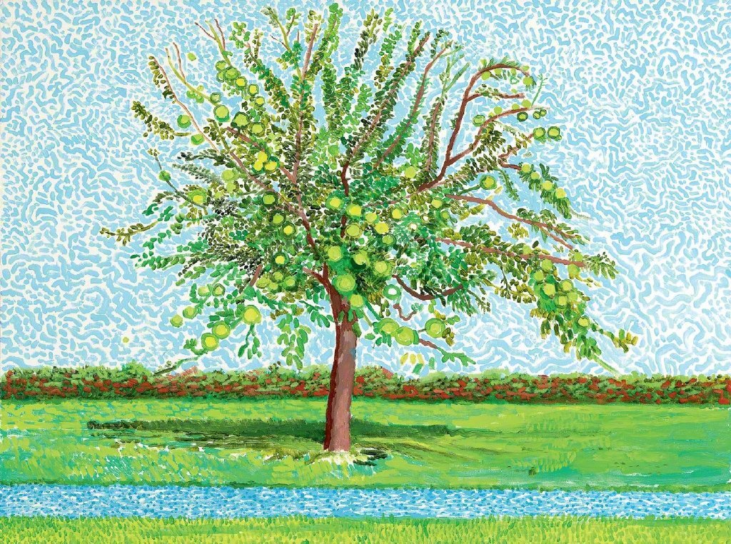 大卫·霍克尼 676767笔下的风景