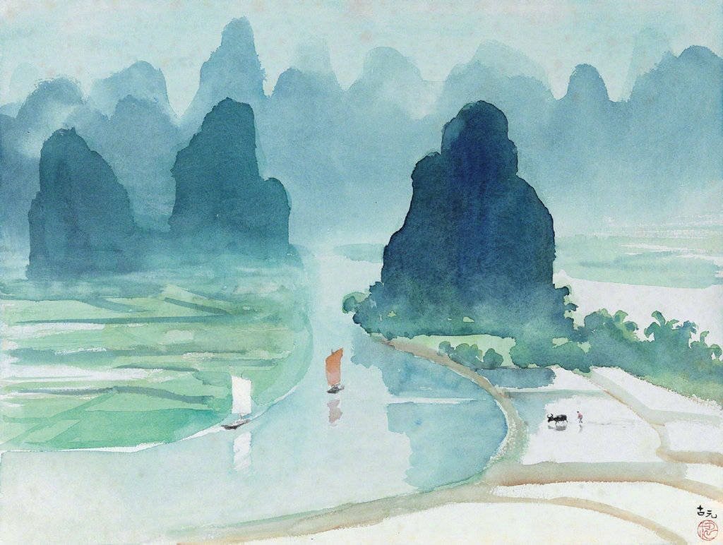 来自画家古元的水彩画作品欣赏!