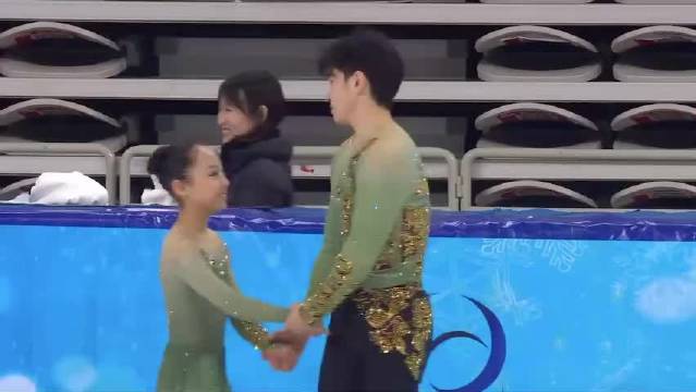 【24-25全青】陈美姝妤/王志宇|第二名(45.77) 2024全国花样滑冰青年锦标赛双人短节目_新浪新闻