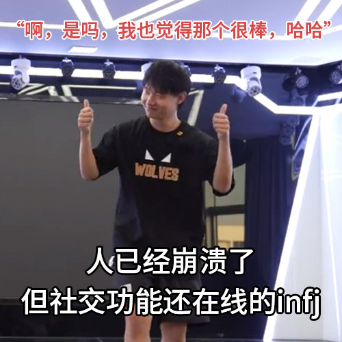 狼哥为大家奉上狼崽们的mbti梗图牛牛的mbti是罕见的infj