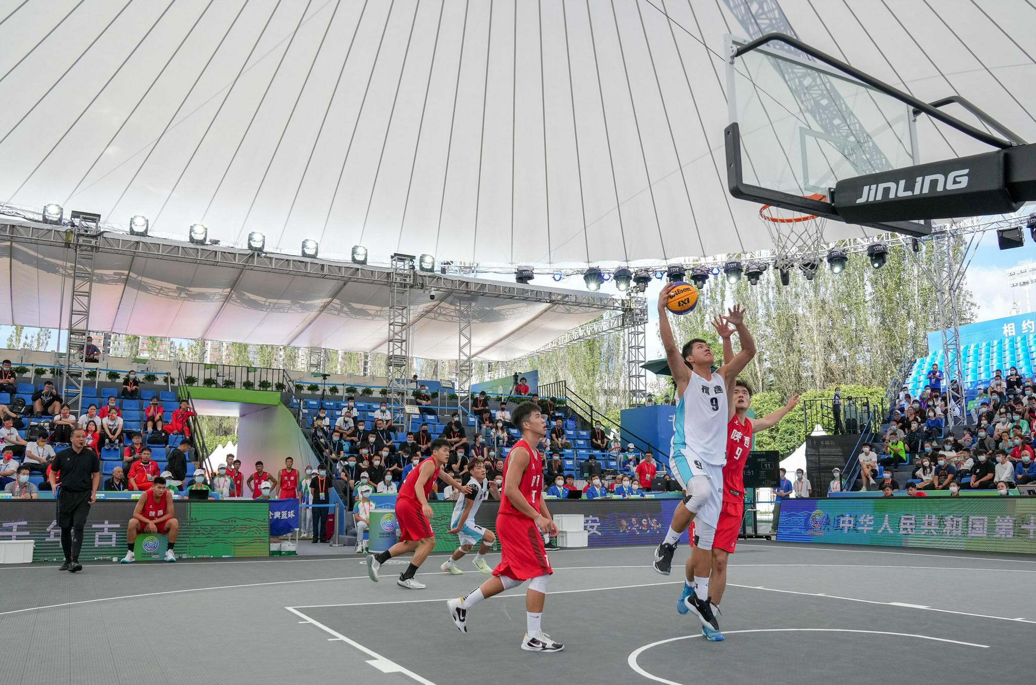 (全运会)三人篮球——男子19岁以下组:福建队胜陕西队