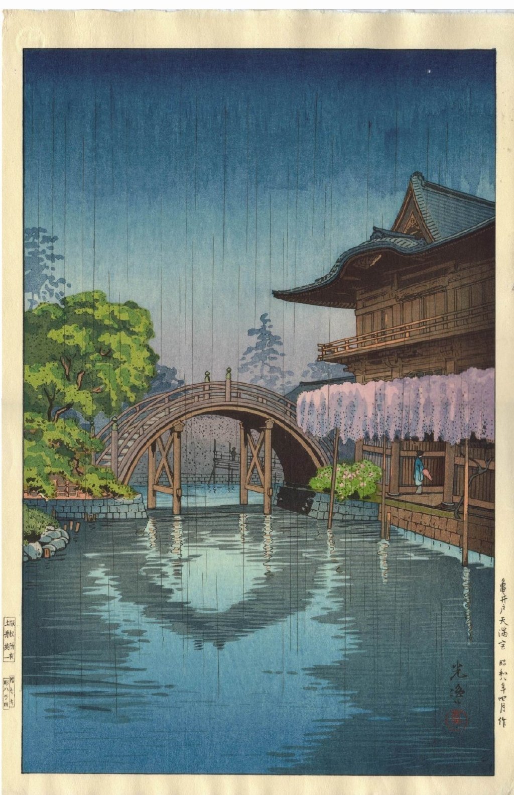 令人叹为观止的光影描绘,日本版画大师 土屋光逸 作品