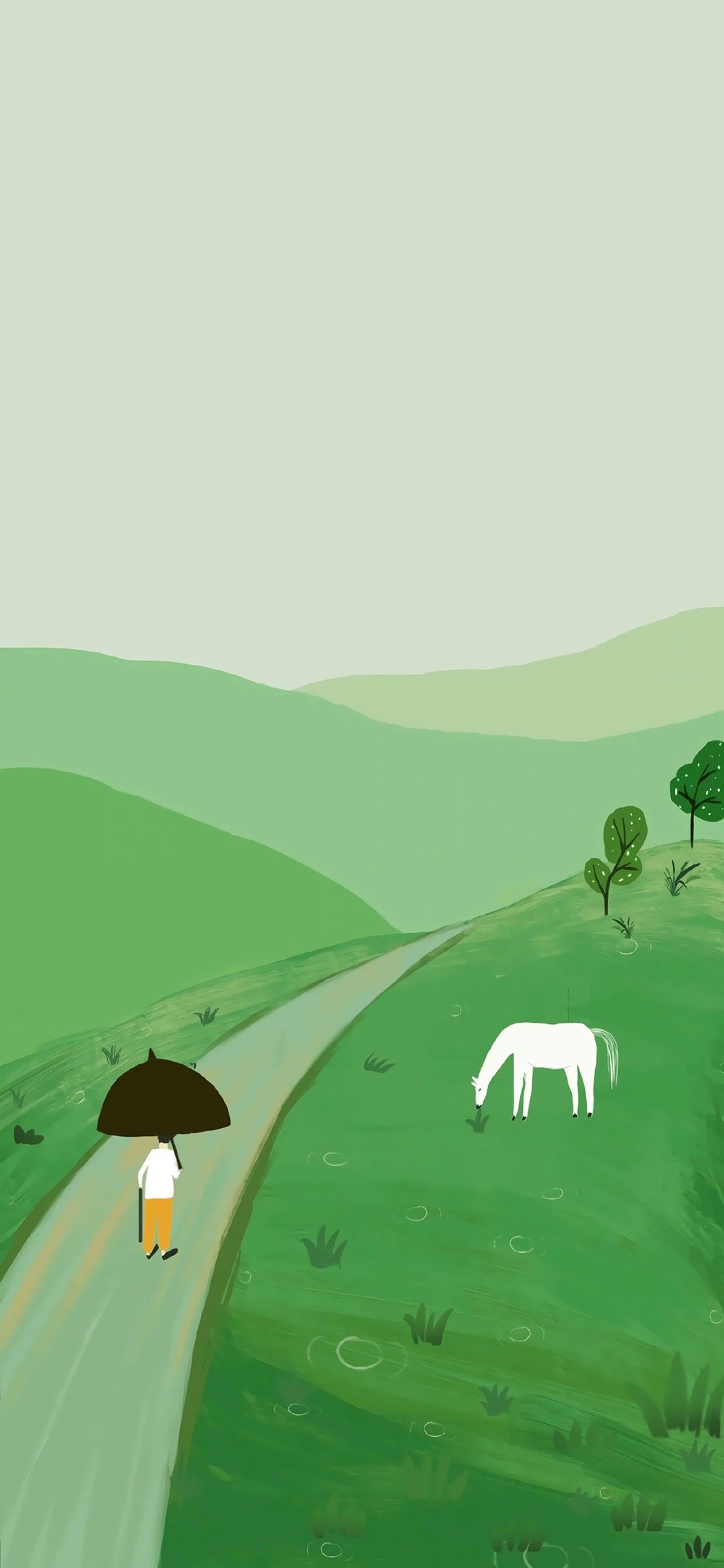 治愈的绿色壁纸