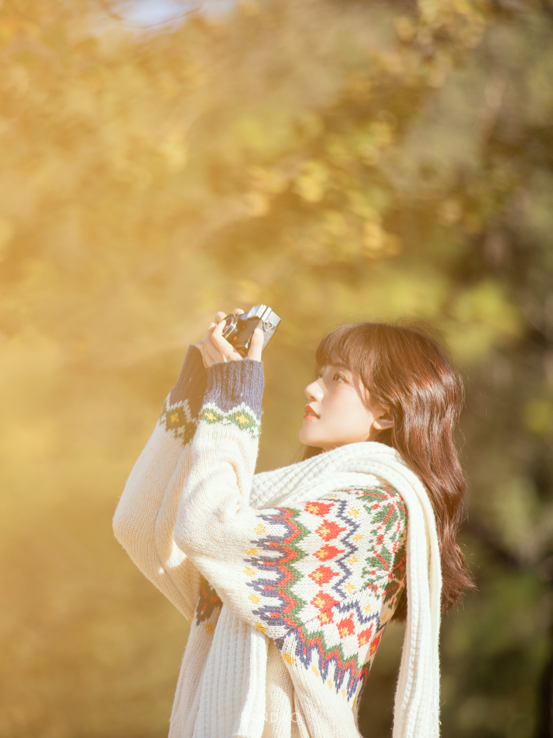 嗨你有一份秋日温柔请签收摄影三岛影像出镜周小意