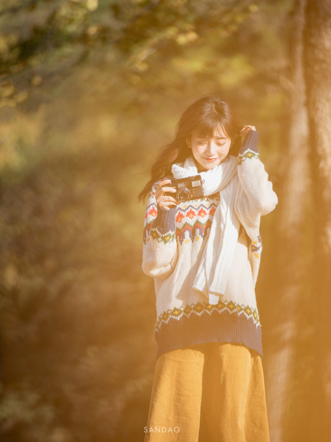 嗨你有一份秋日温柔请签收摄影三岛影像出镜周小意