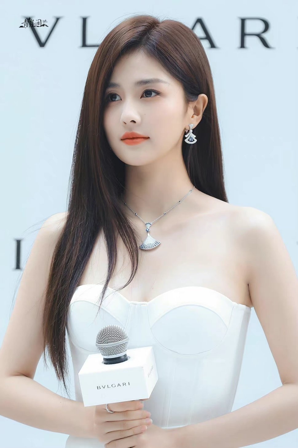 今天出席活动的是白梦妍哈哈大笑的才是白鹿