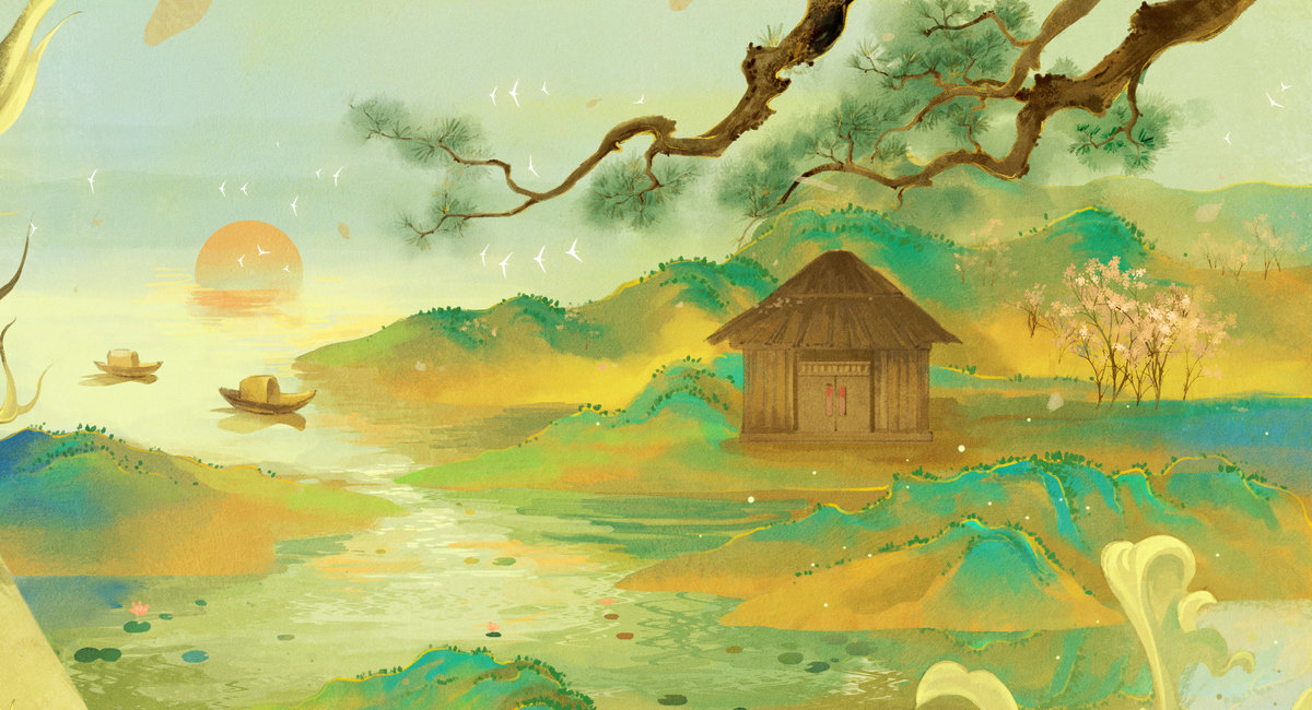 8/ 9来自国人画师 @平大富ya 的一组古风主题插画,极具玄幻古韵的画面