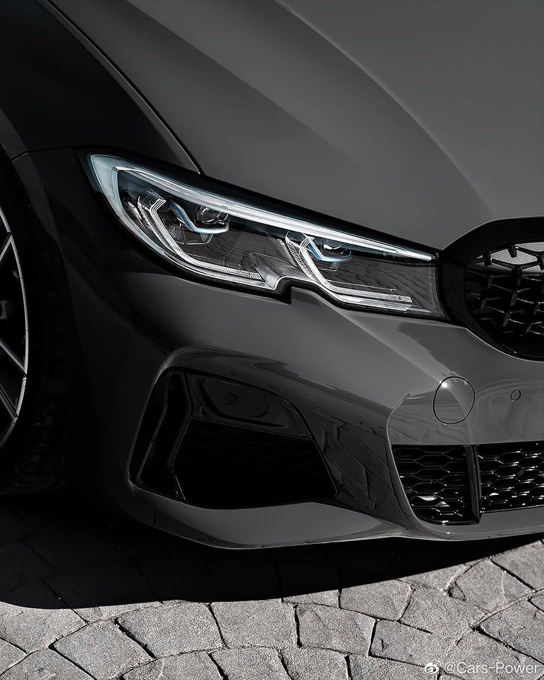 宝马m340i碧玺灰涂装极品