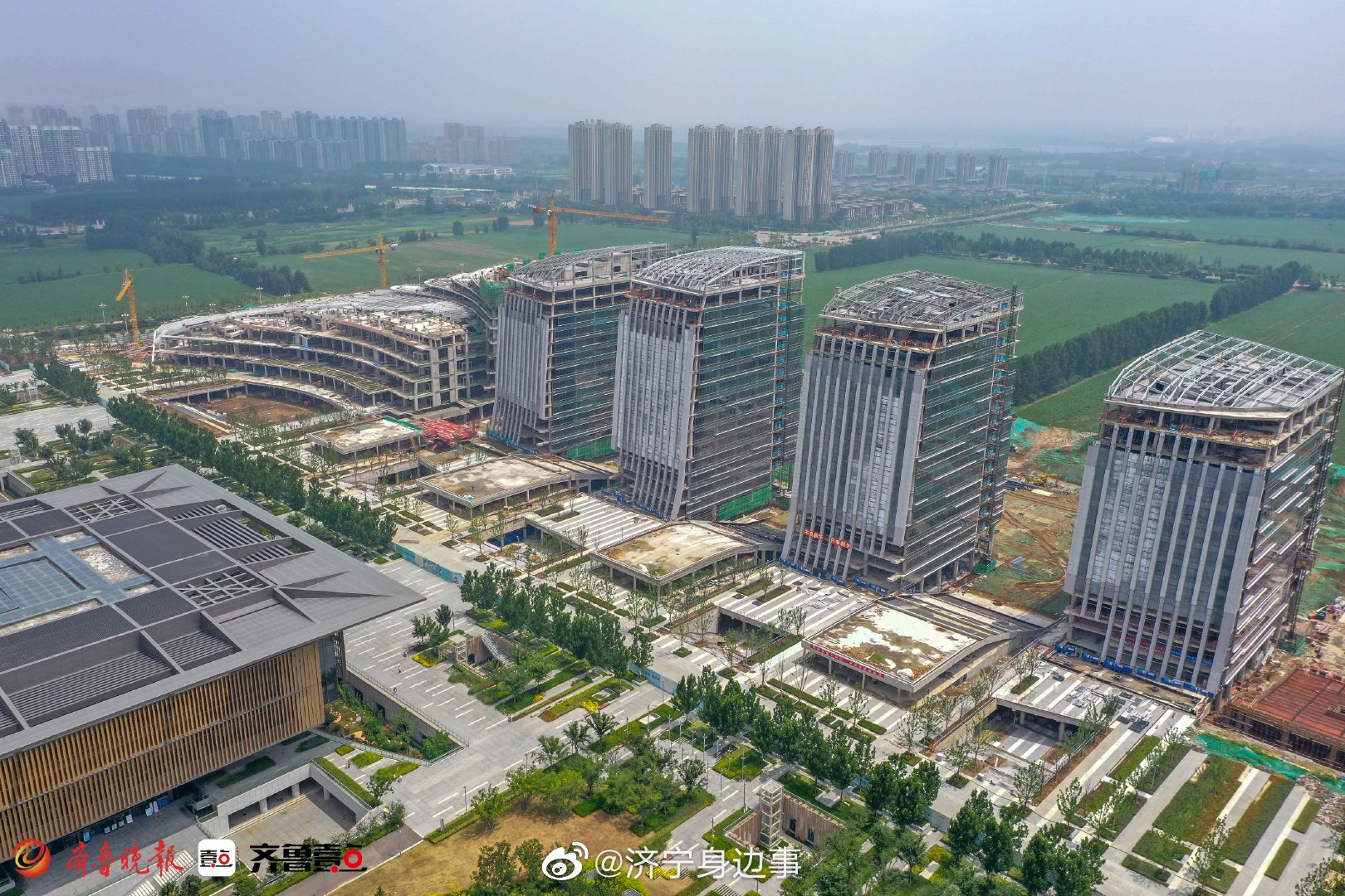 未来可期!济宁文化中心三期项目进入收尾阶段