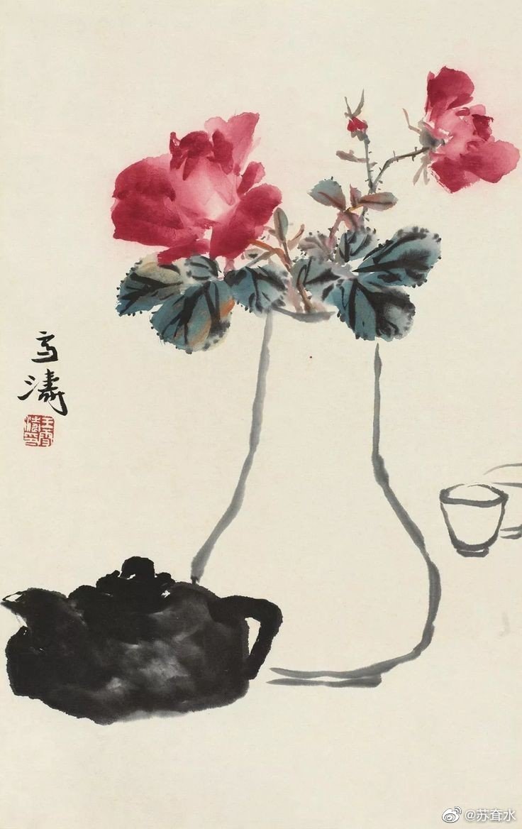 瓶花系列 徐渭,陈洪绶,朱耷,吴昌硕,常玉,齐白石,莫兰迪……__财经