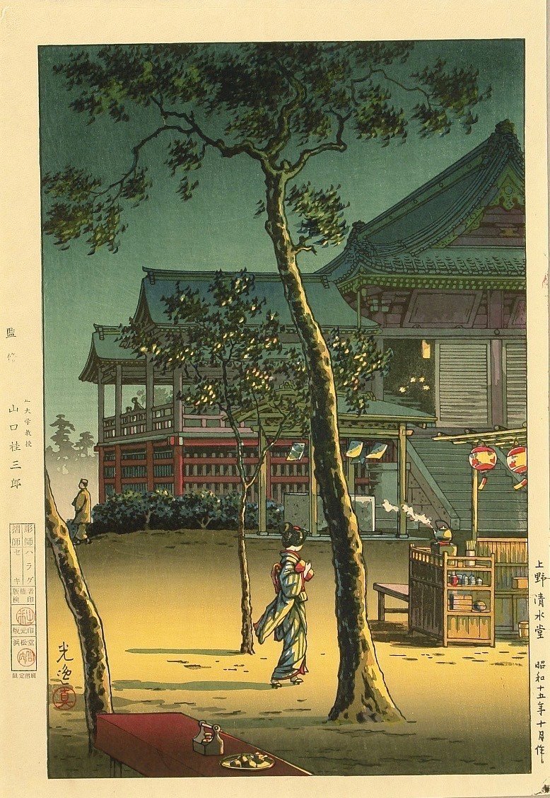 令人叹为观止的光影描绘,日本版画大师 土屋光逸 作品