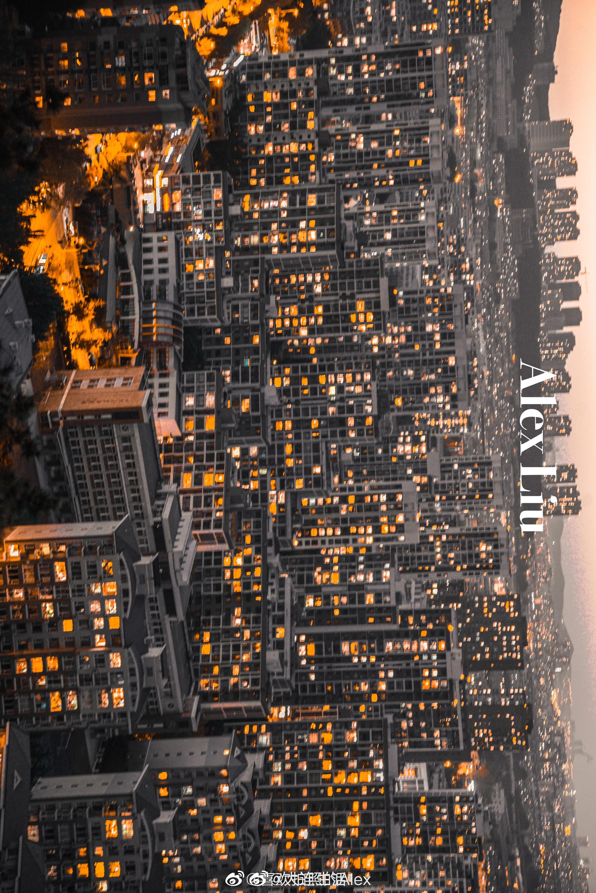 夜幕降临 万家灯火 城市最安静温柔的样子 by