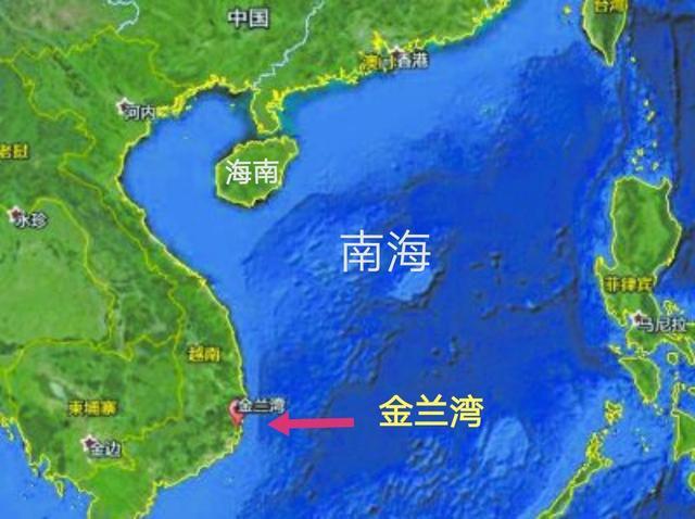 金兰湾的地理位置非常优越,港口入口处狭窄,地势险要,便于防御,金兰湾