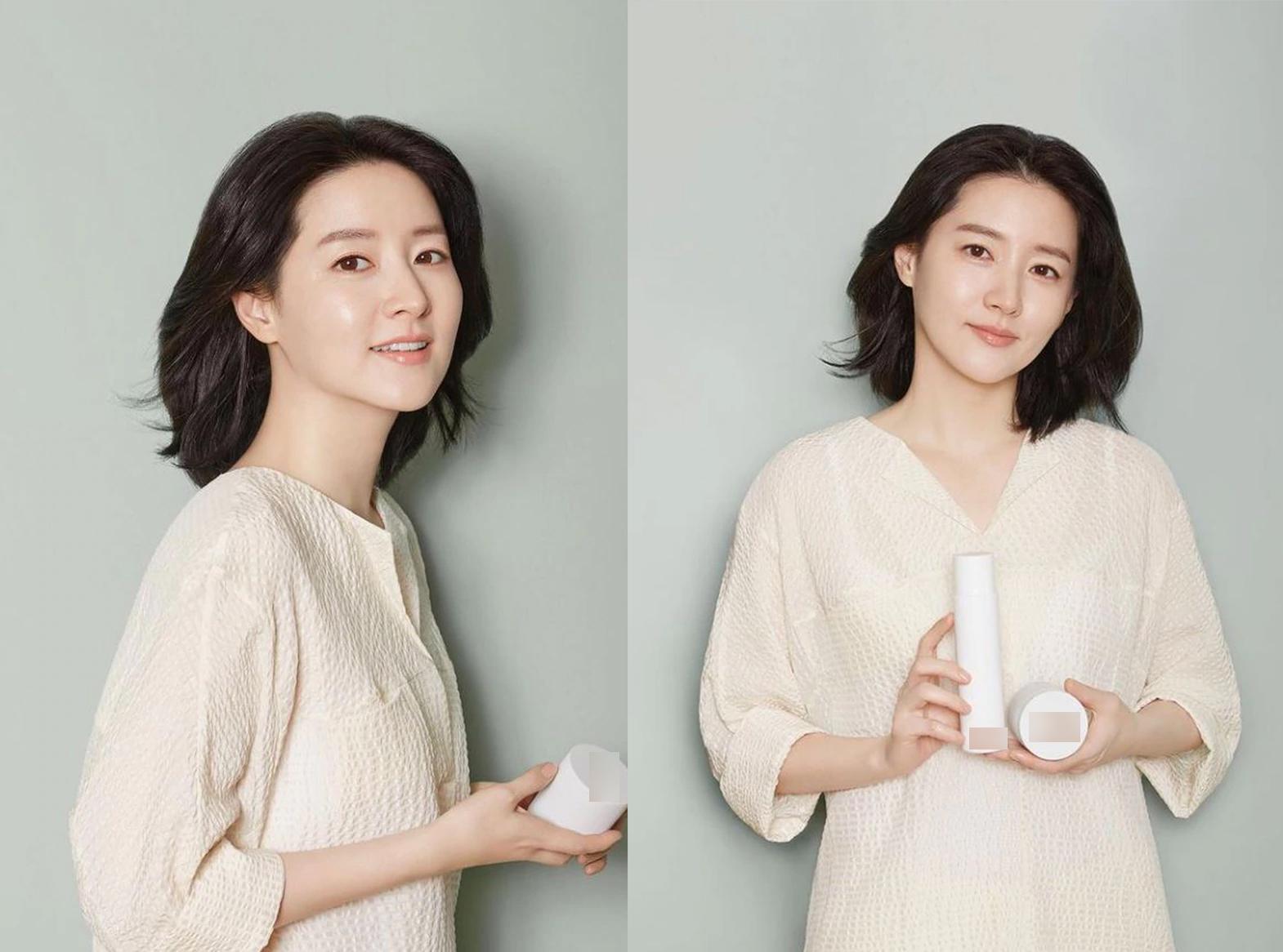 李英爱晒最新写真花絮,49岁冻龄美貌依旧,身材状态绝了