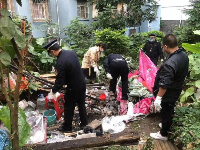 空置房屋成卫生死角，多部门清理2小时后，环境焕然一新休闲区蓝鸢梦想 - Www.slyday.coM