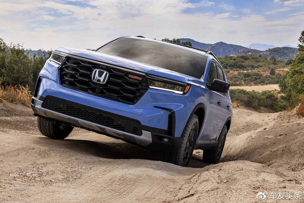 外观硬派,内饰科技 本田pilot官图发布__财经头条