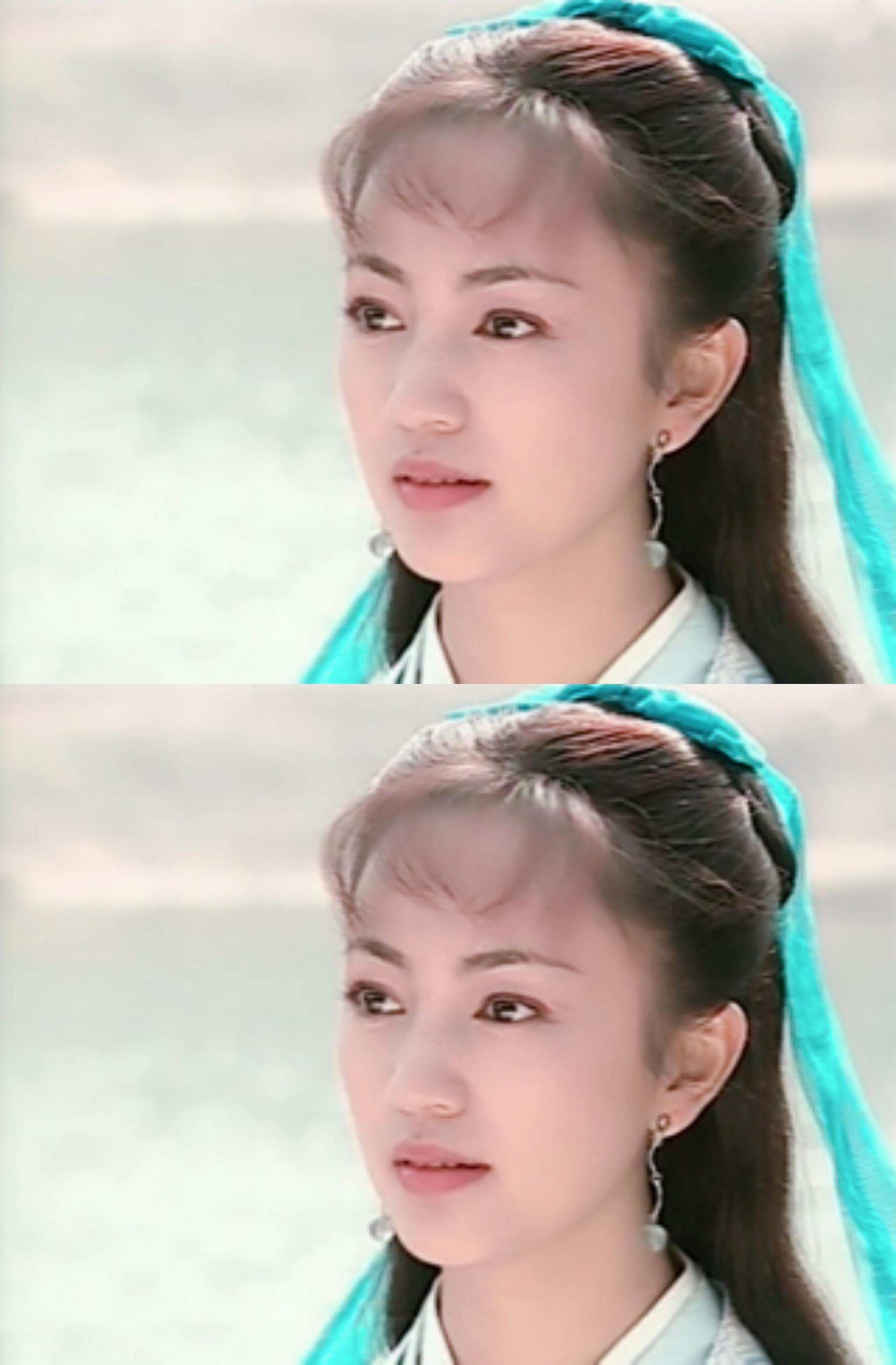 最早认识古装美女罗海琼,就是《金剑雕翎》里的岳小钗,那时候觉得她真