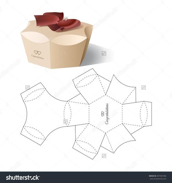 一组盒型礼物包装展开图,收藏转需!_高清图集_新浪网