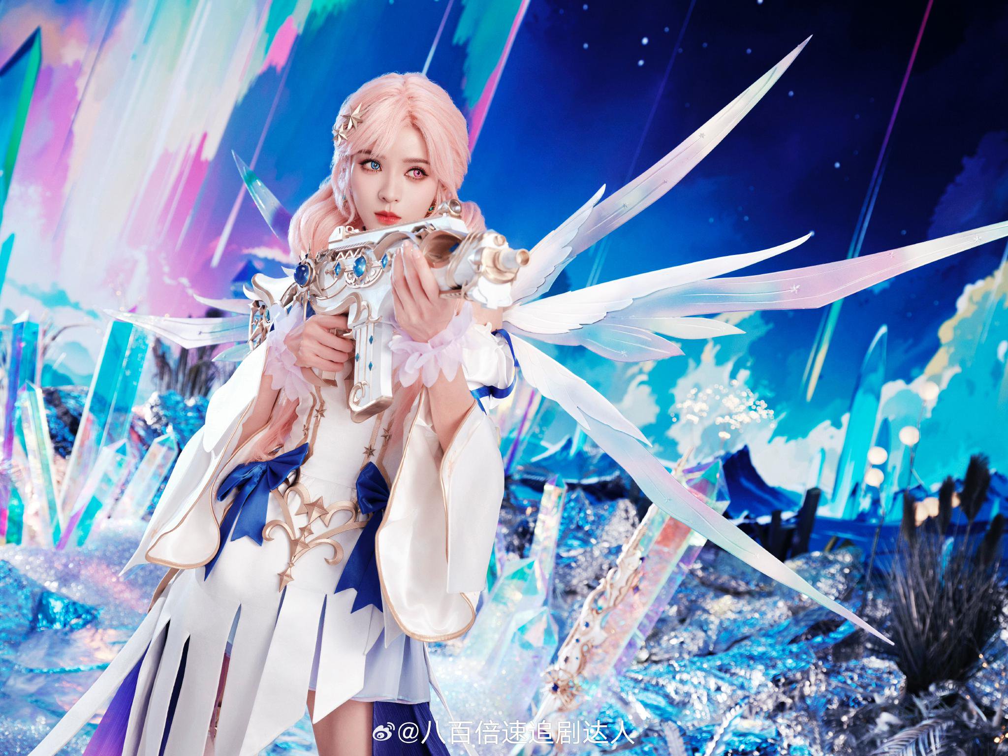 张予曦最新cos造型,ai建模脸就是很绝!