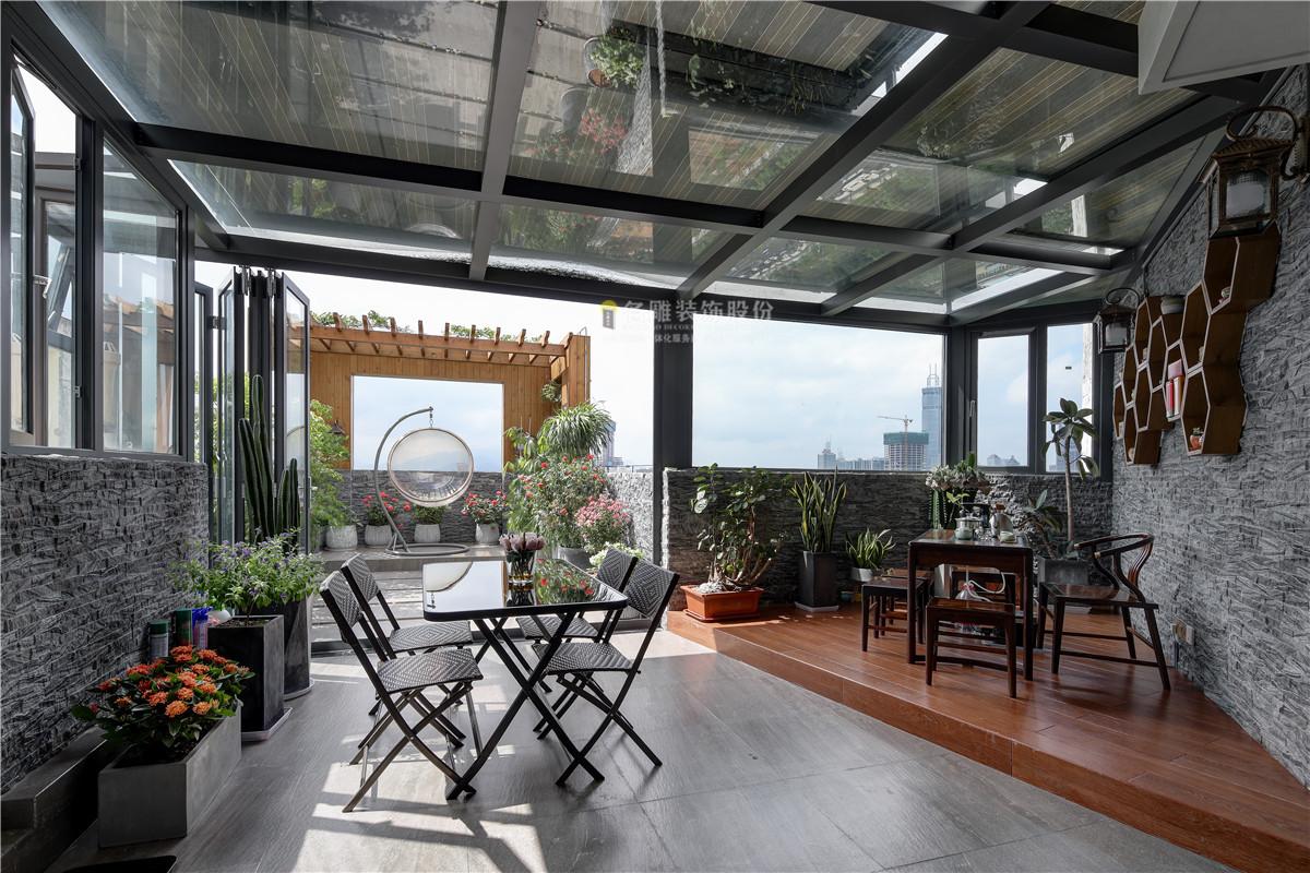 名雕260㎡轻奢风装修实景,多功能露台更能享受生活