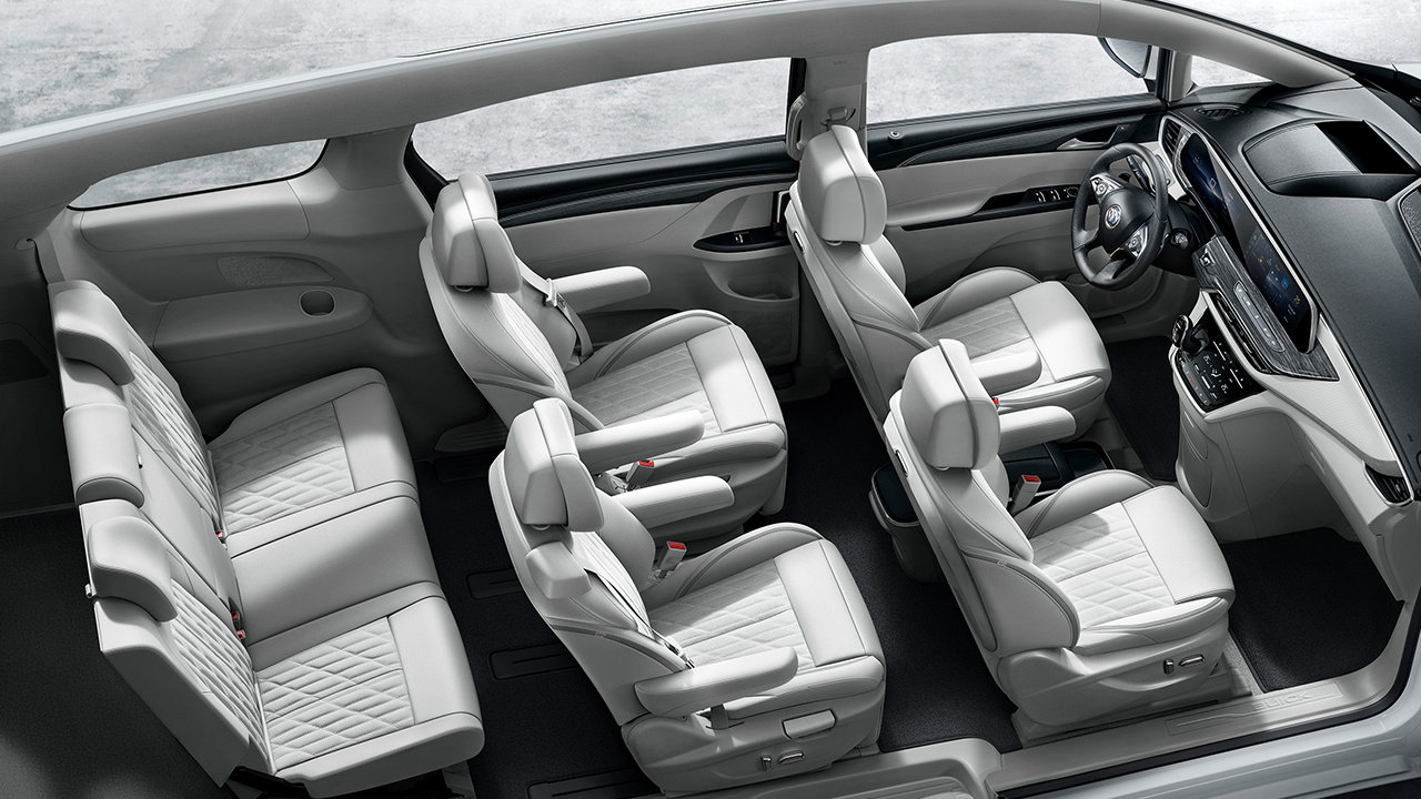 既然是"陆地高铁",那座椅必须对标高铁商务座,比如别克gl8艾维亚六座