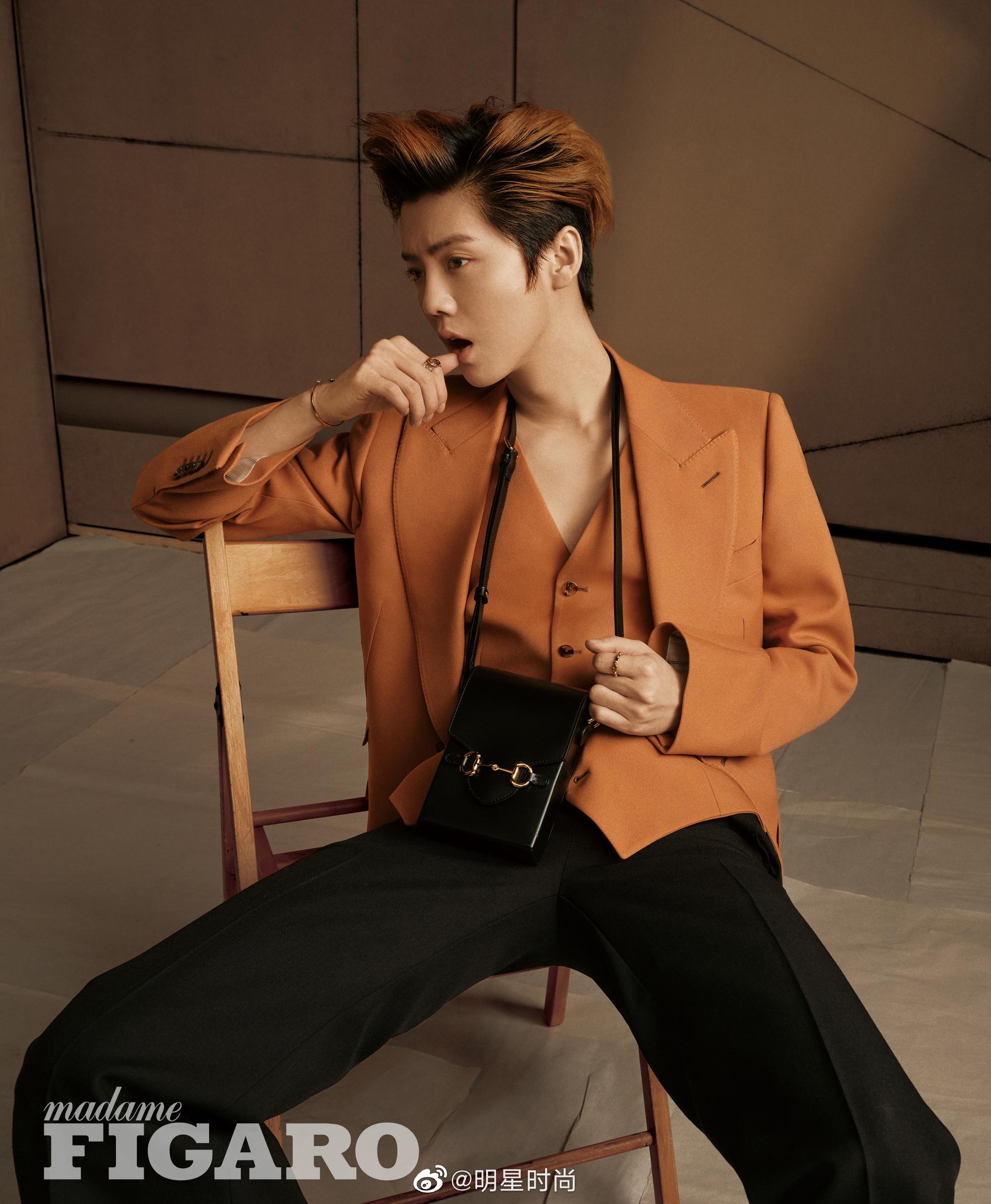 鹿晗《madame figaro》四月刊封面