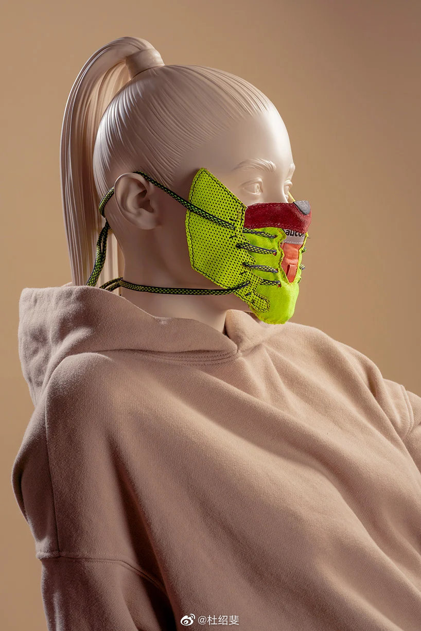 比利时工作室wewantmore拆解运动鞋做口罩