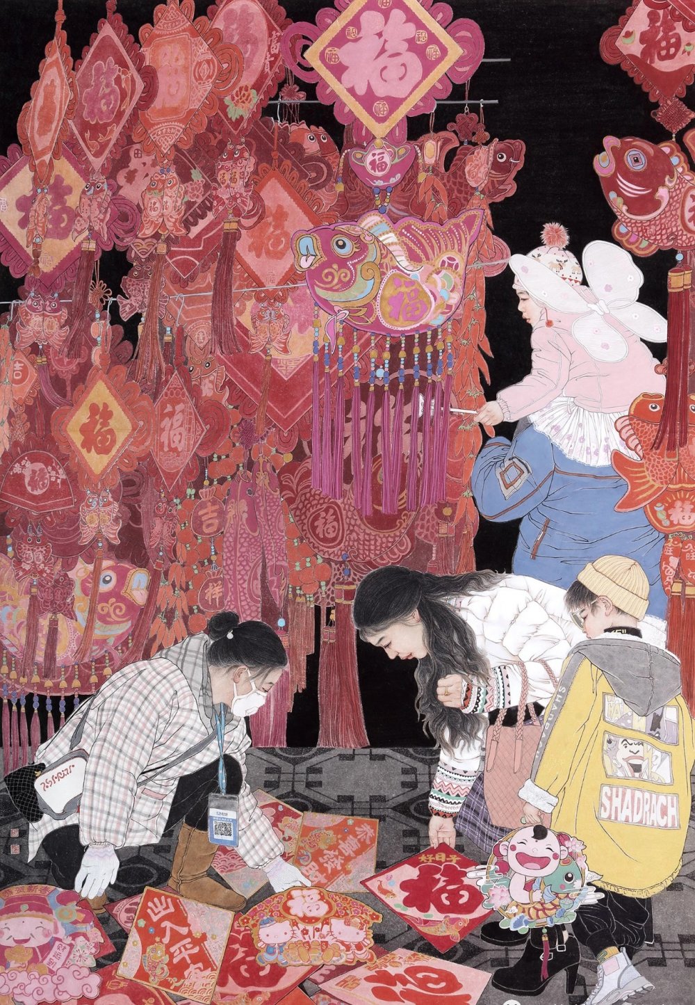 【国展作品】画家周忠菊全国美展获奖入选作品欣赏|中国年|在路上.