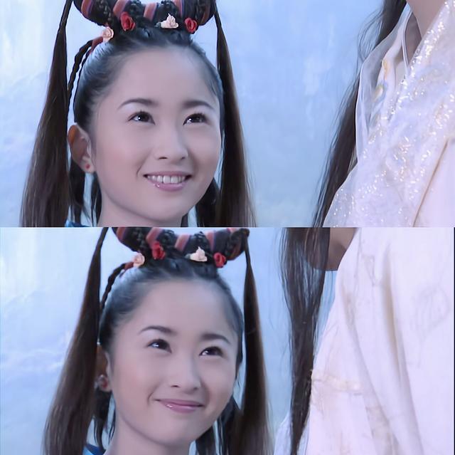 "钟灵"钟灵毓秀"这个名字与杨蕊那小巧精致的长相简直太贴合了,脸如