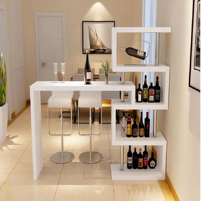 这5种吧台设计,有颜值,更实用,为你家里生活增添情调!