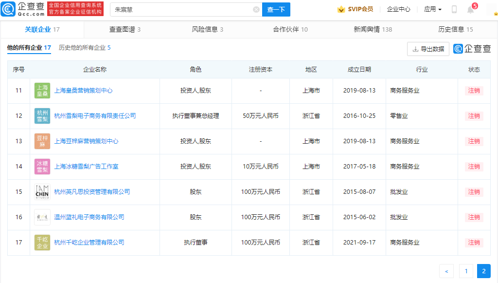 雪梨多家关联公司注销，被曝不再给员工买保险、交社保休闲区蓝鸢梦想 - Www.slyday.coM
