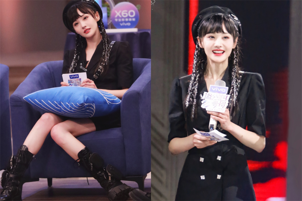 郑爽退赛后首露面齐刘海加大波浪变身少女状态轻松不受影响