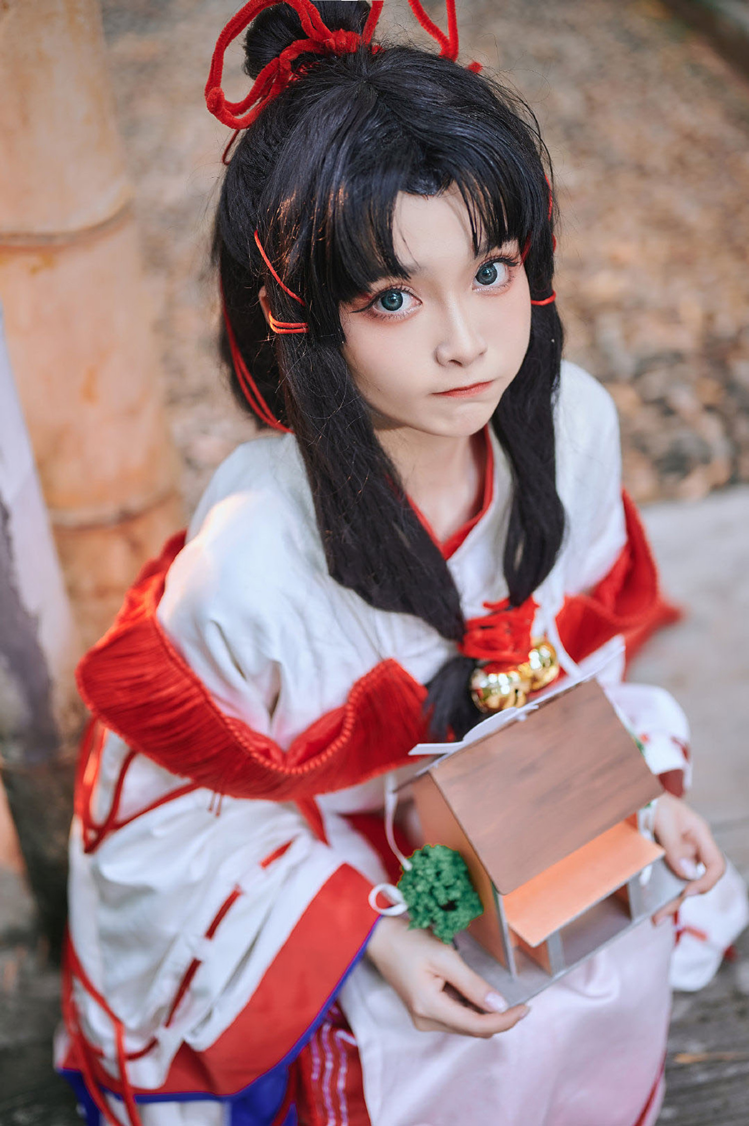 阴阳师缘结神cos,娇俏灵动的元气少女,嘟嘴也太可爱了!