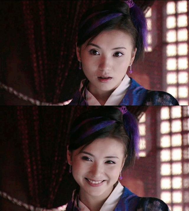 阿紫"娇小玲珑,肤色雪白,喜着紫衫",陈好的阿紫颜值真的太高了,以至于