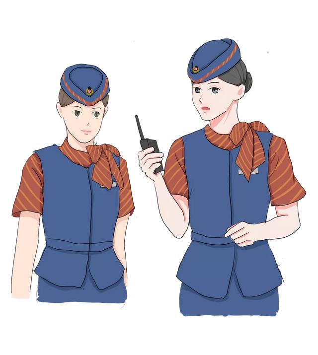 列车乘务员们的“AB面”，有点可爱休闲区蓝鸢梦想 - Www.slyday.coM