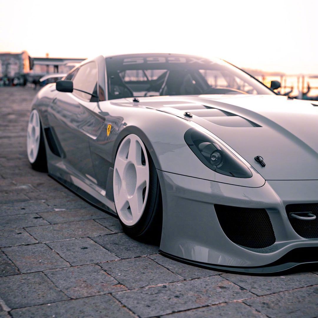 低趴改装法拉利599xx,比原车好看吗?_高清图集_新浪网