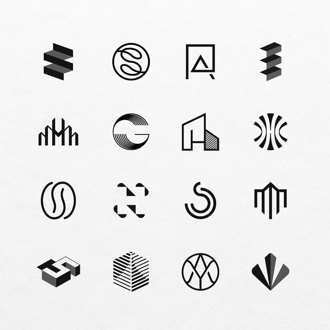 分享100多款图形logo设计,收藏需转