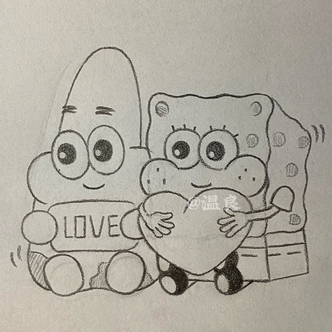 教你画海绵宝宝派大星__财经头条