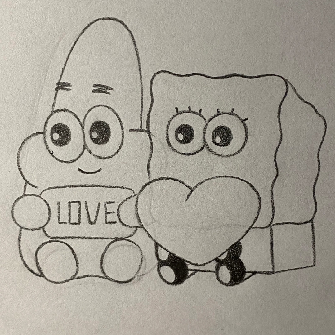 教你画海绵宝宝派大星__财经头条