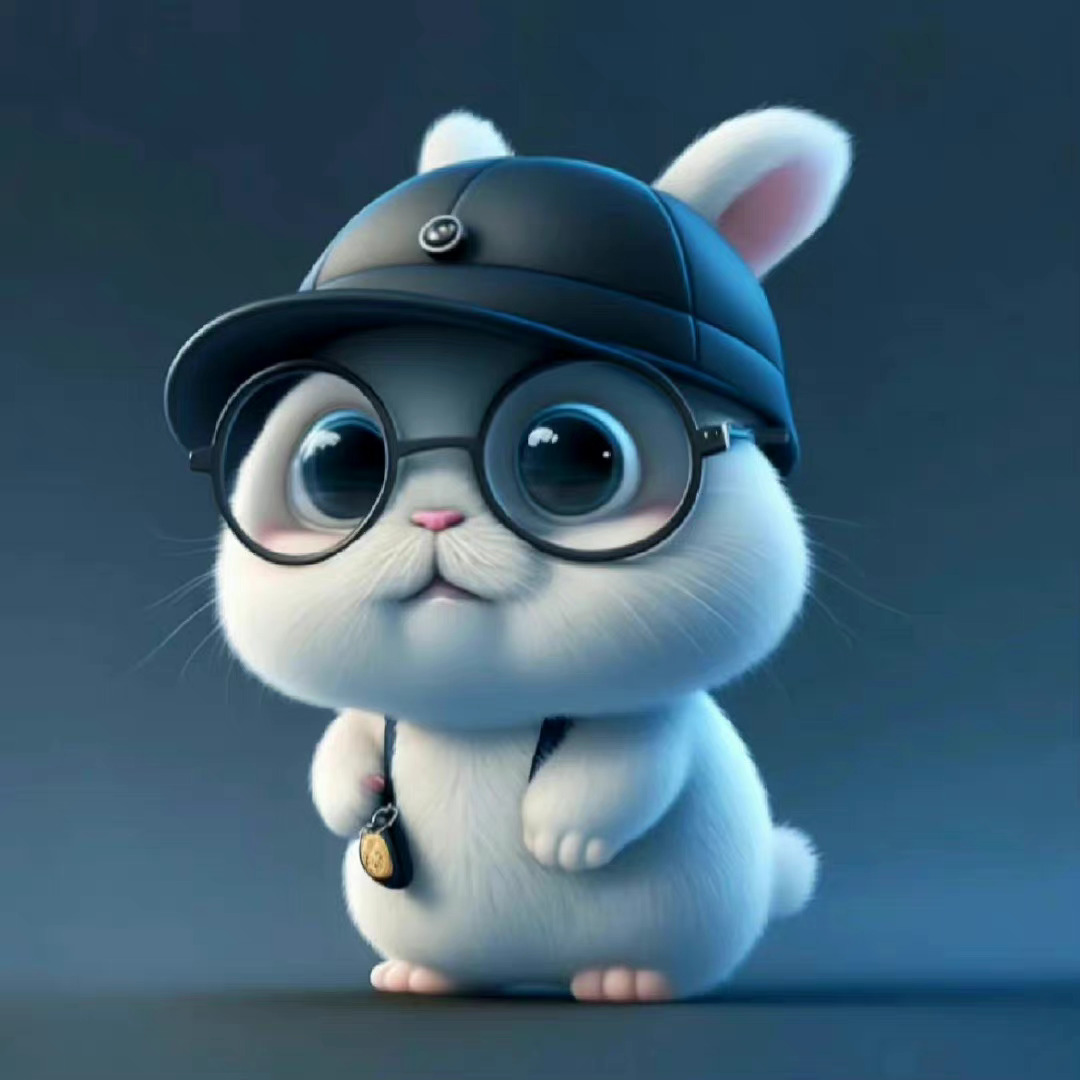 一组帅气可爱的兔兔头像转发收藏起来