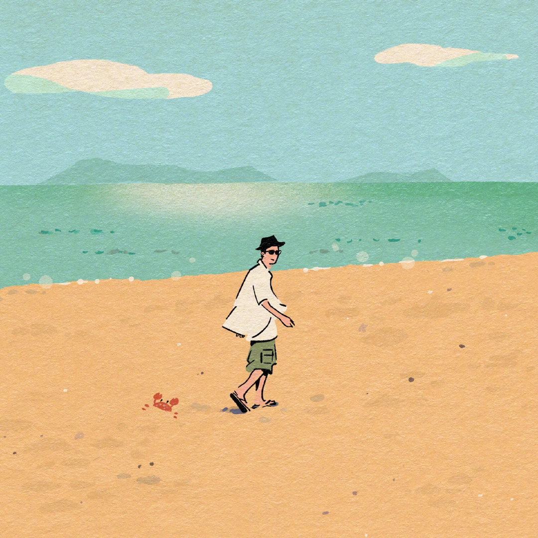 轻松惬意插画 96pkpkppk__财经头条