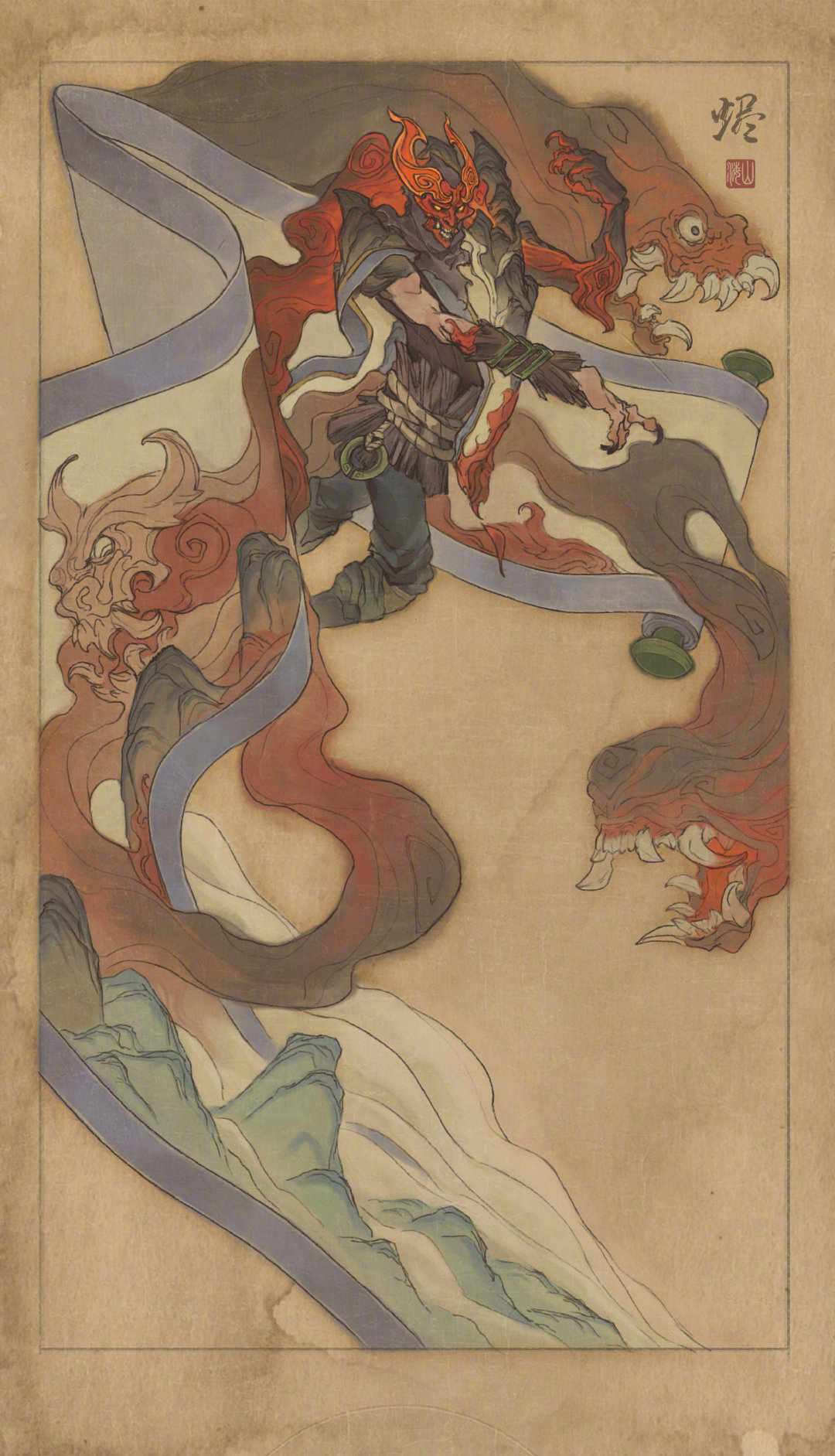 山海绘卷概念设计图很漂亮喔