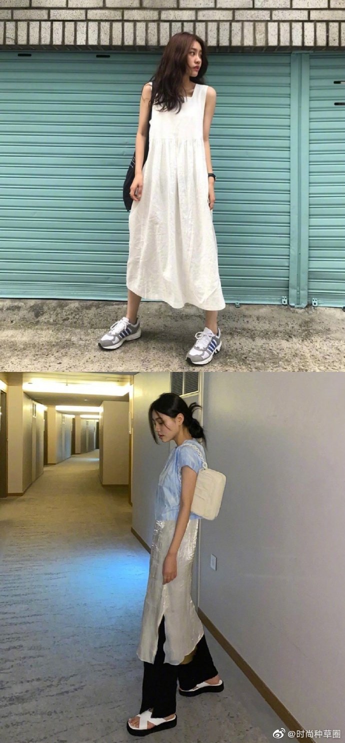 韩国女生的运动鞋夏秋日常穿搭合集……__财经头条