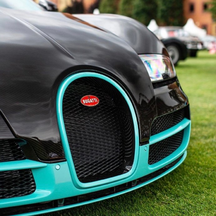 布加迪Bugatti Veyron Carbon Tiffany 骚气十足~